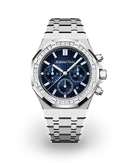 Audemars Piguet Royal Oak Selfwinding Chronograph White Gold 'smoked blue' Diamond-Set 38mm