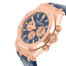 Audemars Piguet Royal Oak Selfwinding Chronograph Rose Gold 'Blue' Alligator Strap 41mm